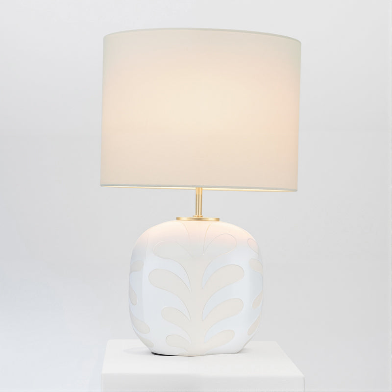 木晖MUHUI Ceramic Seaweed Ripple Table Lamp