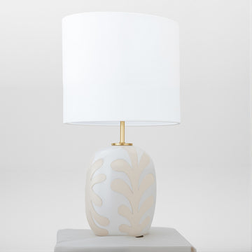 木晖MUHUI Ceramic Seaweed Ripple Table Lamp
